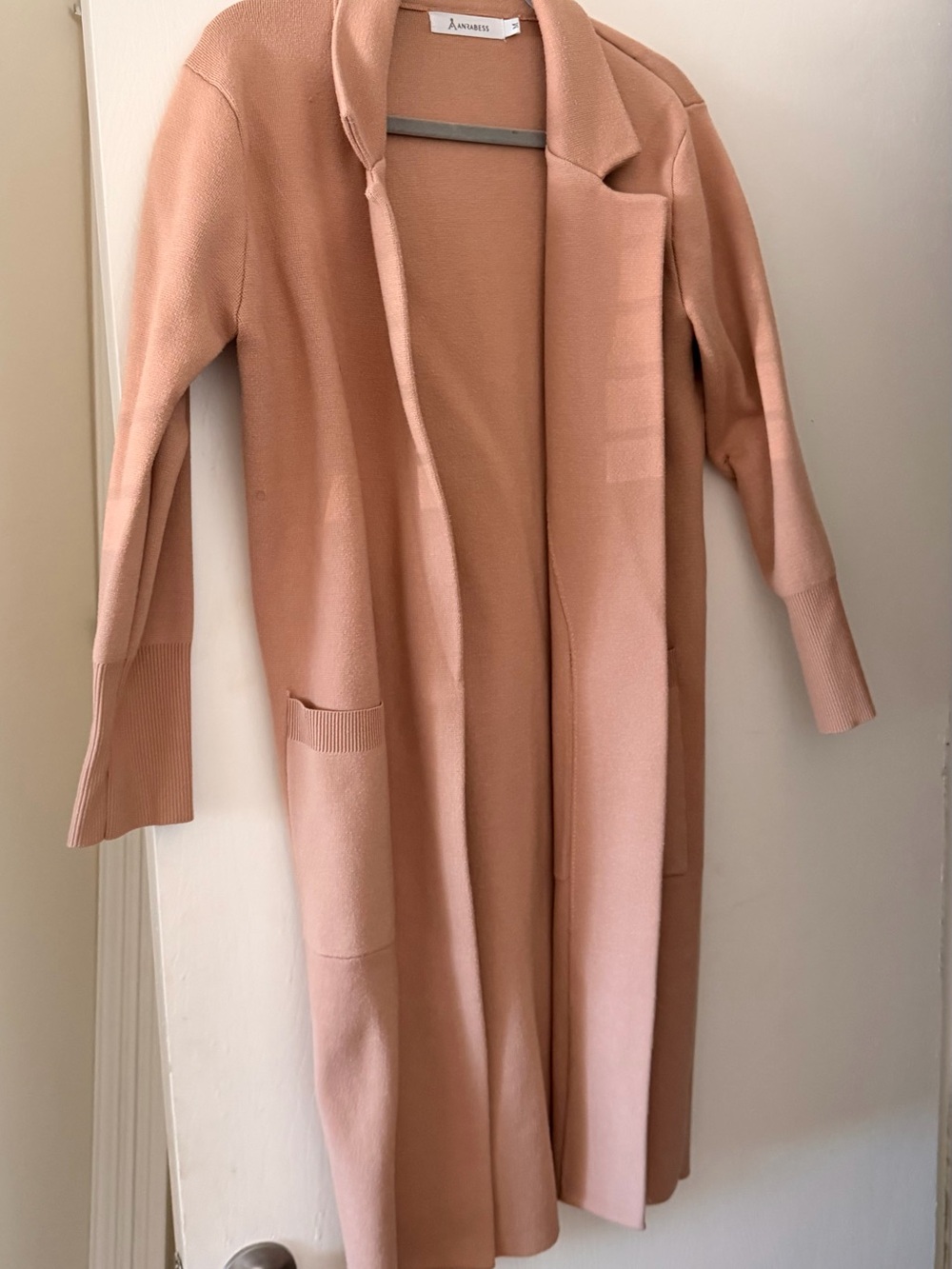 Blush Long Knit Duster Cardigan
